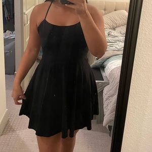 Black mini dress forever 21